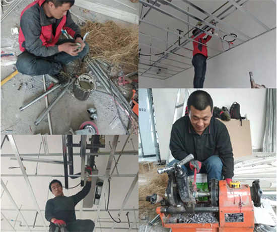 消防噴淋?chē)婎^安裝改造